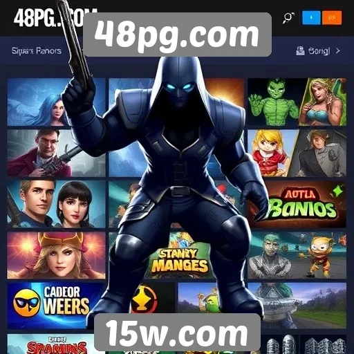 Exploração das categorias de jogos disponíveis no site